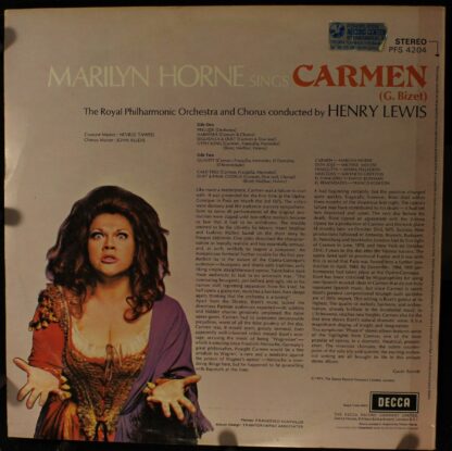 DECCA PFS 4204 - Marilyn Horne - Sings Carmen - Image 2