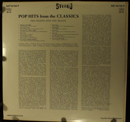 DECCA SLK 16156-P - Ted Heath And His Music - Plays Pop Hits Fro - Image 2