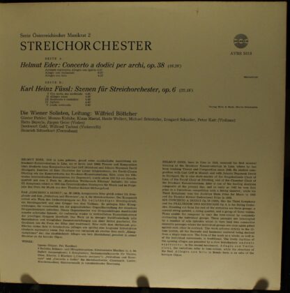 Amadeo AVRS 5018 - Helmut Eder, Karl Heinz Füssl - Concerto A Do - Image 4