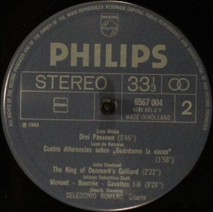 Philips 6567 004 - Celedonio Romero - Gitarrenmusik Aus Galanter - Image 4