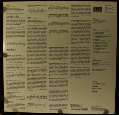 Schwann Musica Mundi VMS 713 - Hans Michael Koch, Michael Tröste - Image 2