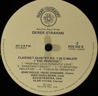 Revolve Recordings RDS 002 - Derek Strahan - Today - Yesterday - Image 6