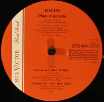 RCA Victor Red Seal RL 87948 - Vladimir Spivakov, Yevgeny Kissin - Image 3
