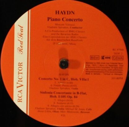 RCA Victor Red Seal RL 87948 - Vladimir Spivakov, Yevgeny Kissin - Image 4