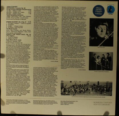 Norwegian Composers NC 3860 - Johan Kvandal - Antagonia, Concert - Image 2