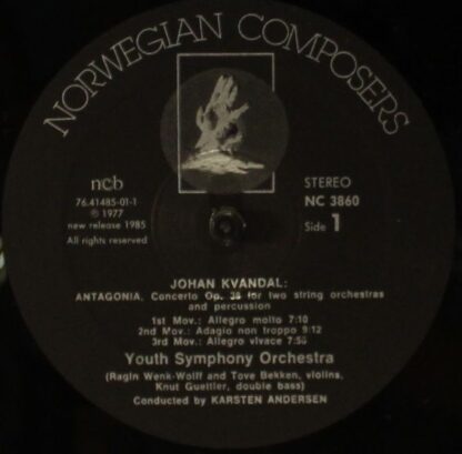 Norwegian Composers NC 3860 - Johan Kvandal - Antagonia, Concert - Image 3