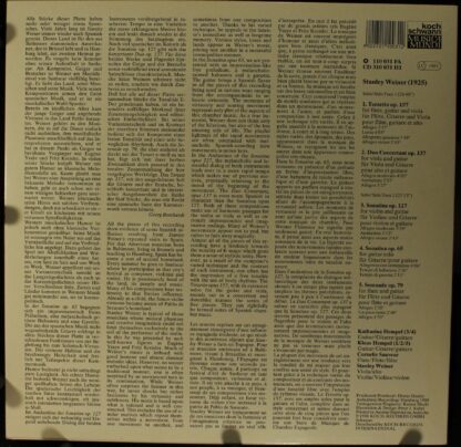 Koch Schwann Musica Mundi 110 031 FA - Stanley Weiner, Katharina - Image 2