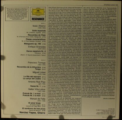 Deutsche Grammophon 2535 182 - Narciso Yepes - Spanische Gitarre - Image 2