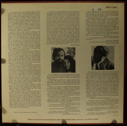 Orion ORS 7284 - Elie Siegmeister - New Music Of Elie Siegmeiste - Image 2