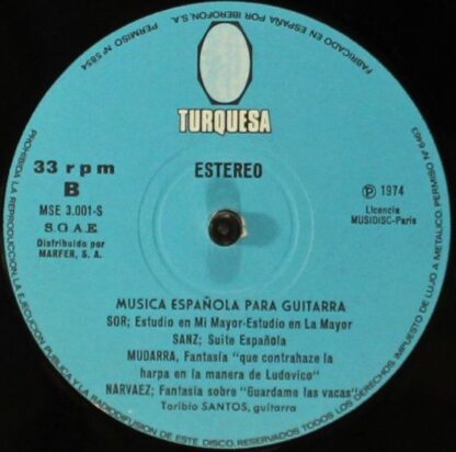 Turquesa MSE 3.001 S - Joaquín Rodrigo, Turibio Santos, Collegiu - Image 4
