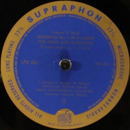 Supraphon LPV 262 - Johann Sebastian Bach, Sviatoslav Richter, T - Image 4