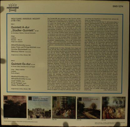 DECCA SMD 1274 - Wolfgang Amadeus Mozart, Wiener Oktett - Klarin - Image 2