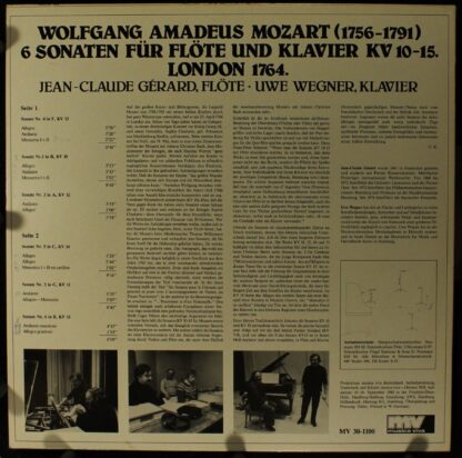 Musica Viva MV 30-1100 - Wolfgang Amadeus Mozart, Jean-Claude Gé - Image 2