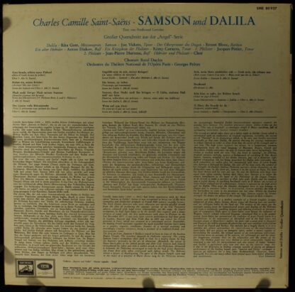 Electrola SME 80 927 - Camille Saint-Saëns, Rita Gorr, Ernest Bl - Image 2
