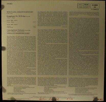 Telefunken 6.42805 AZ - Wolfgang Amadeus Mozart, Concertgebouwor - Image 2