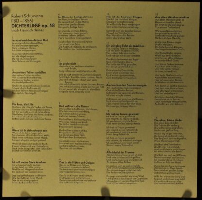 CBS 61 501 - Robert Schumann, Lotte Lehmann, Bruno Walter - Frau - Image 3