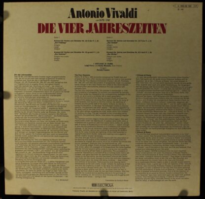EMI Electrola C 053-00 180 - Antonio Vivaldi, Virtuosi Di Roma " - Image 2
