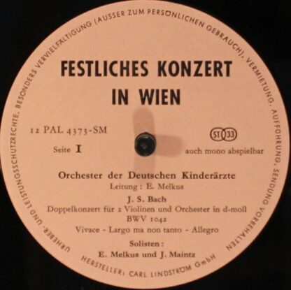 Not On Label 4374-SM - Orchester Der Deutschen Kinderärzte, Edua - Image 3