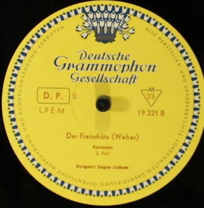 Deutsche Grammophon LPEM 19 221 - Carl Maria von Weber, Irmgard - Image 4