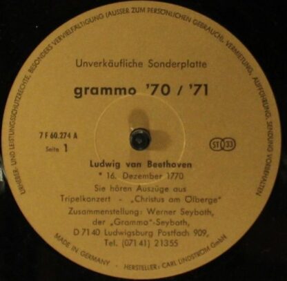 Not On Label . - Various - Grammo '70/ '71 - Image 3