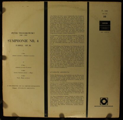 DECCA BD 483-B - Pyotr Ilyich Tchaikovsky, L'Orchestre De La Sui - Image 2