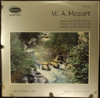 Westminster PWN 299 - Wolfgang Amadeus Mozart, Philharmonic Symp