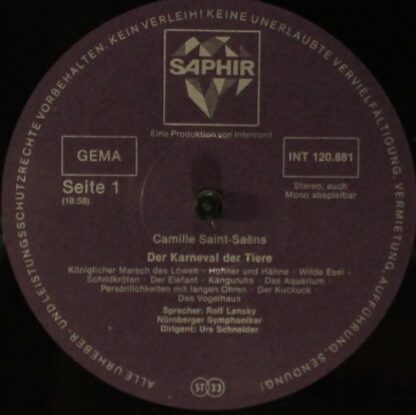 Saphir INT 120.881 - Camille Saint-Saëns, Georges Bizet, Nürnber - Image 4