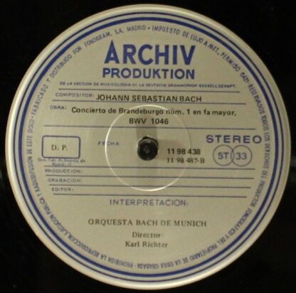 Archiv Produktion 11 98 438 / 439 - Johann Sebastian Bach, Münch - Image 4