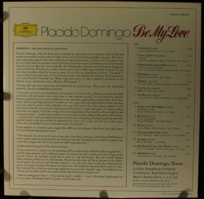 Deutsche Grammophon 2530700 - Placido Domingo - Be My Love - Image 2