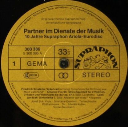 Supraphon 300 386 - Various - Partner Im Dienste Der Musik - 10 - Image 5