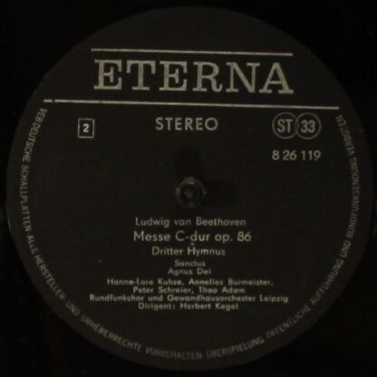 Eterna 8 26 119 - Ludwig van Beethoven, Hanne-Lore Kuhse, Anneli - Image 3