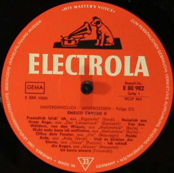 Electrola E 80 982 - Enrico Caruso - Enrico Caruso - II - Image 4