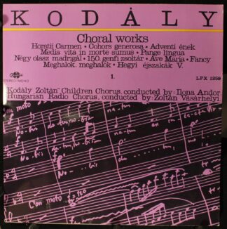 Qualiton SLPX 1259 - Zoltán Kodály, "Kodály Zoltán" Chorus Of Th