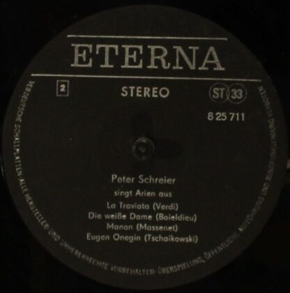 Eterna 8 25 711 - Peter Schreier, Staatskapelle Dresden, Siegfri - Image 3