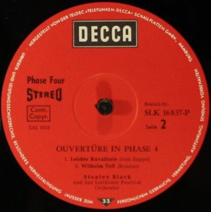 DECCA SLK 16837-P - Stanley Black, London Festival Orchestra - O - Image 4