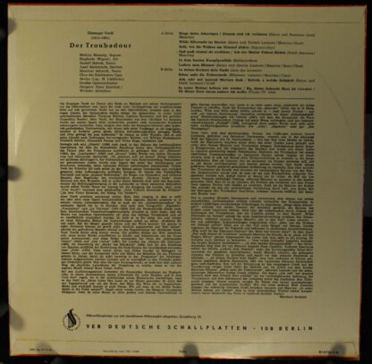 Eterna 8 20 135 - Giuseppe Verdi - Der Troubadour (Querschnitt) - Image 2