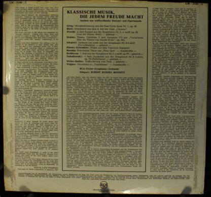 RCA LM-2140-C - Robert Russell Bennett, RCA Victor Symphony Orch - Image 2