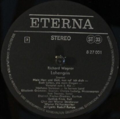 Eterna 8 27 001 - Richard Wagner, Elisabeth Grümmer, Dietrich Fi - Image 4
