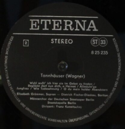 Eterna 8 20 235 - Richard Wagner - Tannhäuser - Image 4