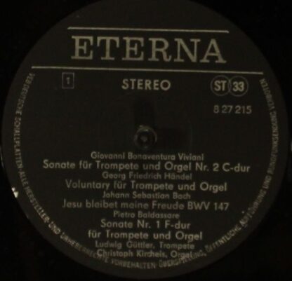 Eterna 8 27 215 - Ludwig Güttler, Christoph Kircheis - Musik Für - Image 4