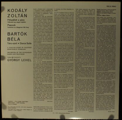 Hungaroton SHLX 90043 - Zoltán Kodály, Béla Bartók, Magyar Rádió - Image 2