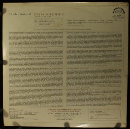 Supraphon SUA 10736 - Charles Gounod, Irmgard Seefried, Gerhard - Image 2