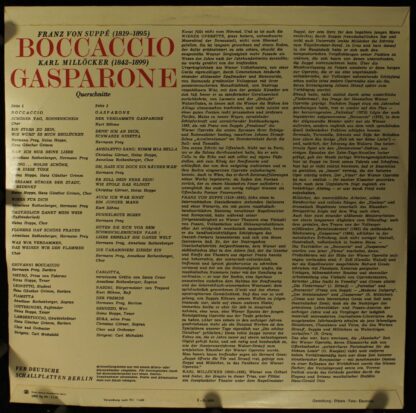 Eterna 8 20 725 - Franz von Suppé, Carl Millöcker - Boccaccio / - Image 2