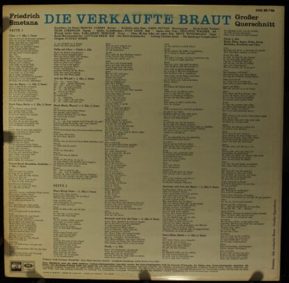Die Stimme Seines Herrn SME 80 746 - Bedřich Smetana, Pilar Lore - Image 2