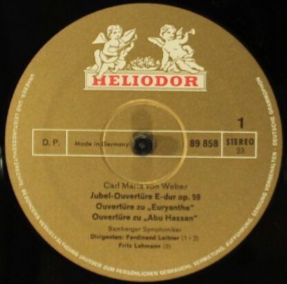 HELIODOR 89858 - Carl Maria von Weber, Bamberger Symphoniker, Be - Image 3