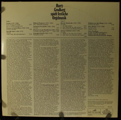 Melodia Eterna 8 26 518 - Harry Grodberg - Harry Grodberg Spielt - Image 2