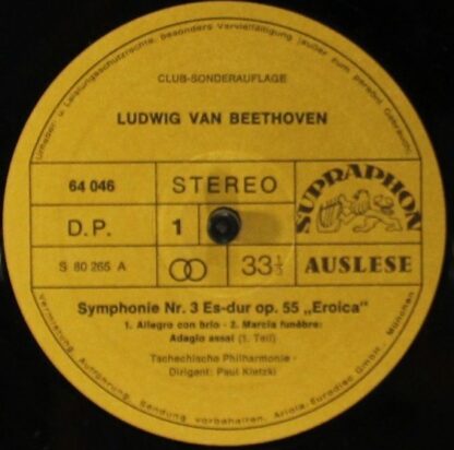 Eurodisc 64 046 - Ludwig van Beethoven, The Czech Philharmonic O - Image 3