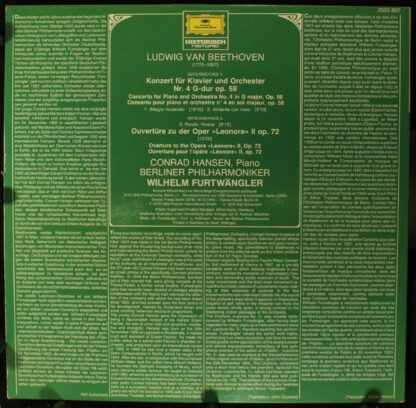 Deutsche Grammophon 2535 807 - Ludwig van Beethoven, Wilhelm Fur - Image 2