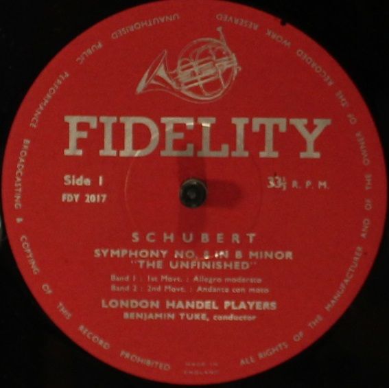 Fidelity FDY 2017 - Franz Schubert, The London Handel Players, B - Image 3