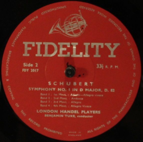 Fidelity FDY 2017 - Franz Schubert, The London Handel Players, B - Image 2